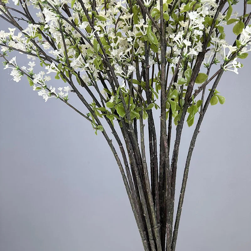 90CM Artificial Green Plant Home Dining Table Decoration Flower Branch Arrangement Accessories Snow Willow Branches