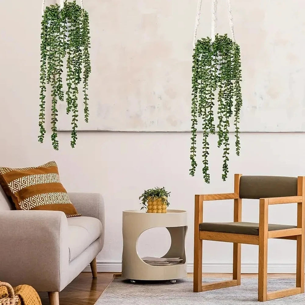 1PC Artificial Green Plants, Love Tears, Home Decoration, Fake Plants, Simulated Green Plants, Ceiling, Plastic Vines
