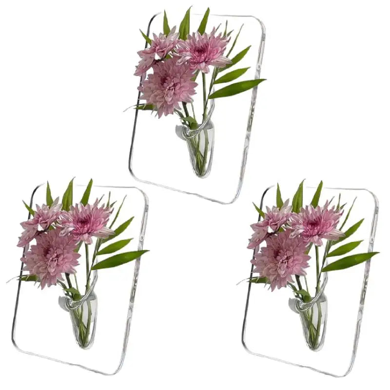 Acrylic Butterfly Frame Vase INS Modern Flower Vase Minimalist Clear Butterfly Vase Art Flower Holder Aesthetic Vase Home Decor