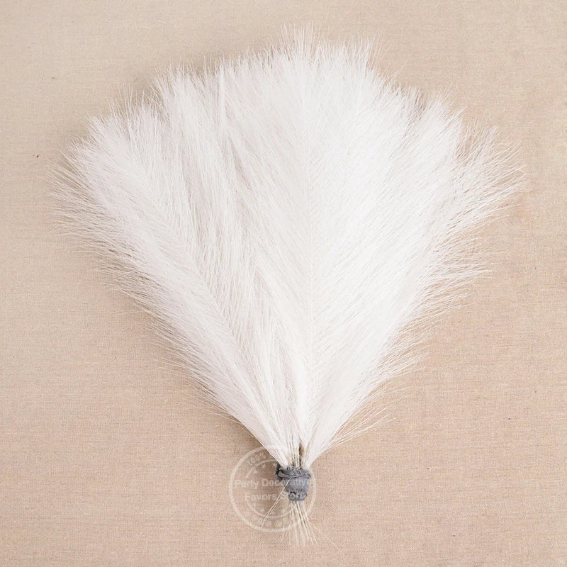 15/30Pcs Artificial Pampas Grass Bouquet Home Living Room Wedding Party Decoration Fake Plant 43cm Dried Flower Reed DIY Vase