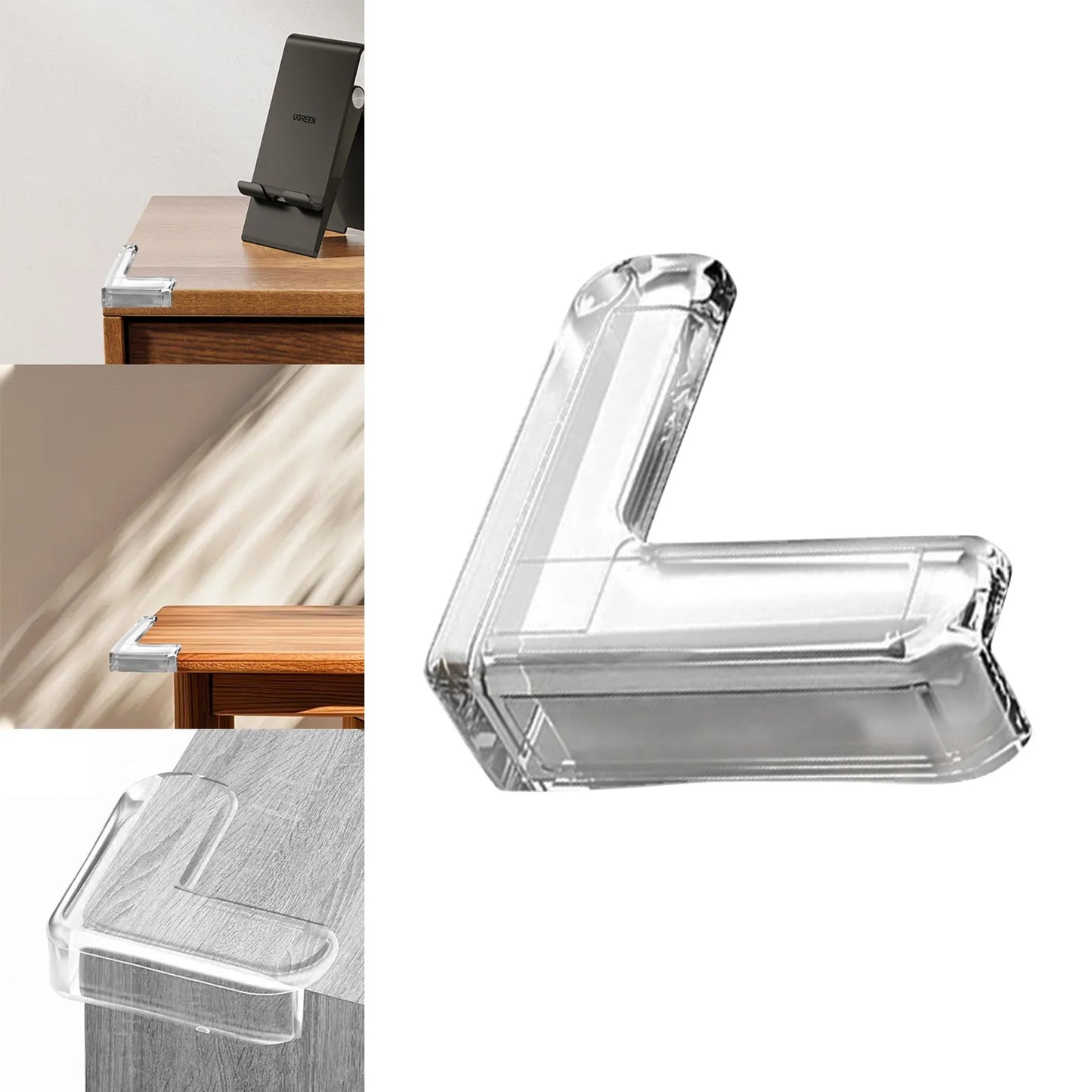 Corner Protectors Baby Proofing Corner Guards Clear And Transparent Corner Bumper & Edge Cushion For -Scratch Furniture Cover