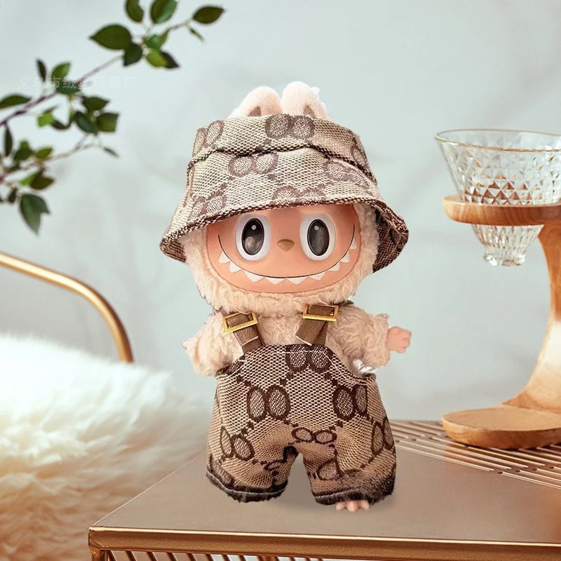 Clothes for Labubu 17cm Labubu Clothes Set for Exquisite Accessories for Doll Cute Clothes for Dolls Dress up Unique Style