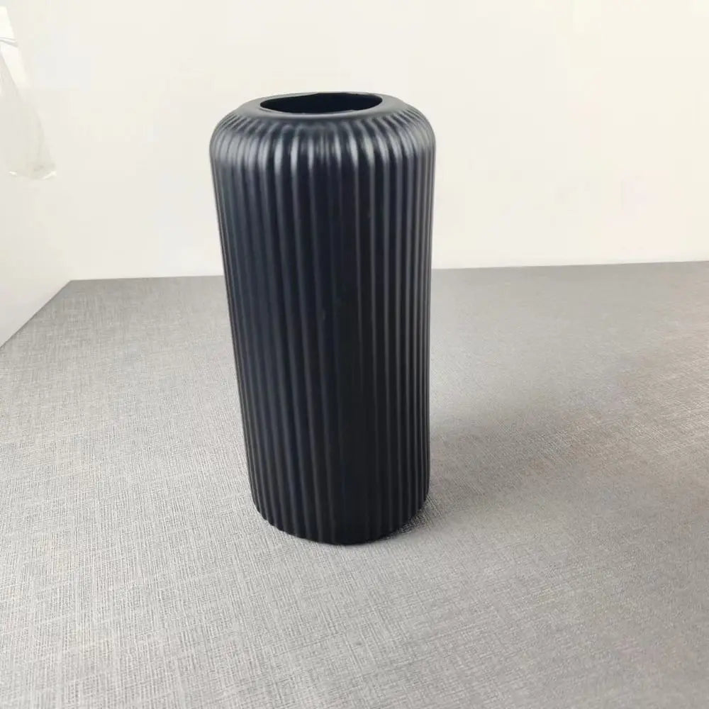 Creative Flower Art Hydroponic Vase Ornaments Light Capacity Vertical Nordic Vase Ornaments DIY Plastic Vase Living Room
