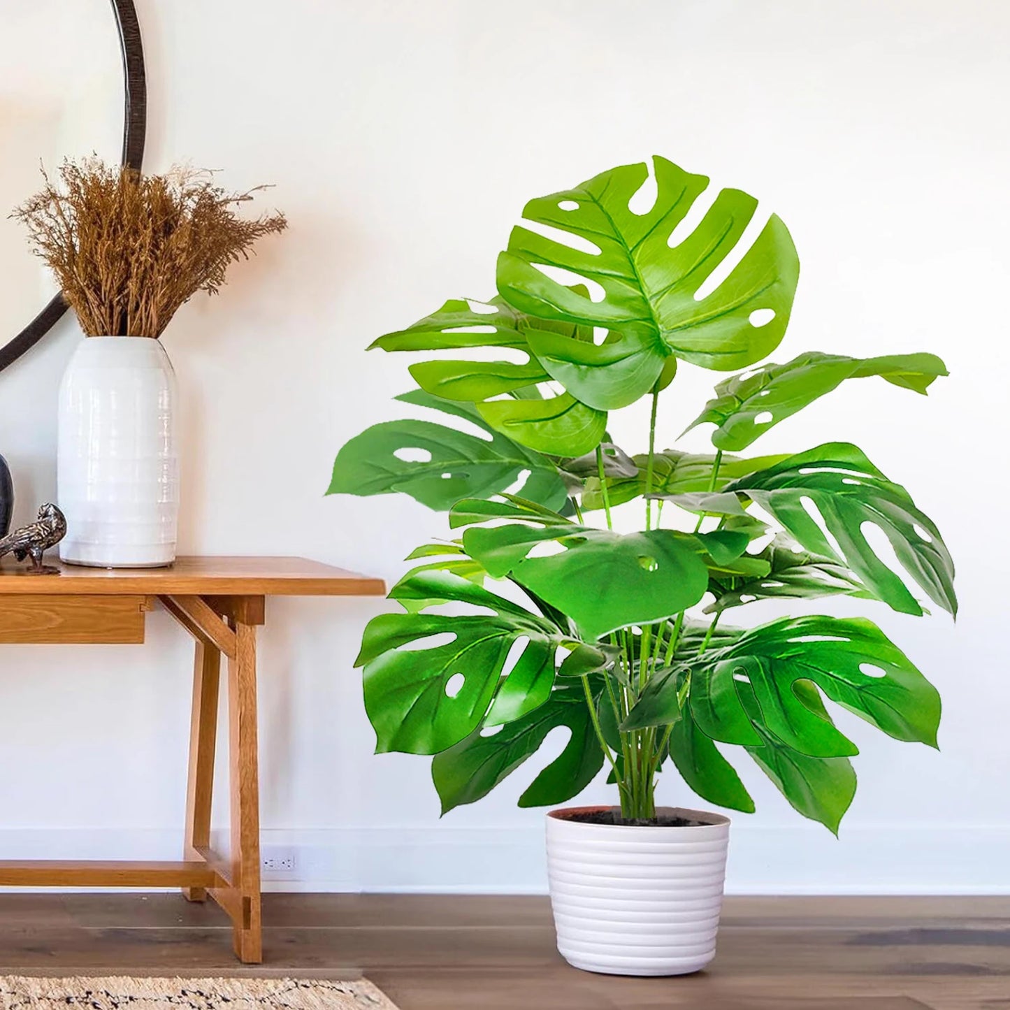 59-103cm/40.5in Artificial Monstera plastic fake plant pot ornamental festival suitable for home office decoration