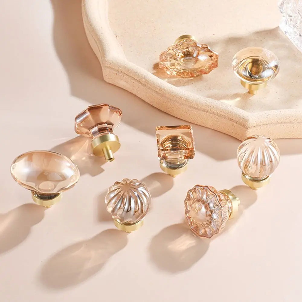 1Pcs Crystal Dresser Kitchen Furniture Handle Drawer knob Door Knob Wardrobe Handle Cabinet Pulls