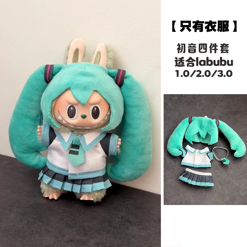 Labubu Clothes For Labubu Wacky Mart  Friend Shrimp Handmade Clothing Anime Peripheral Custom Accessories For Labubu V1 V3