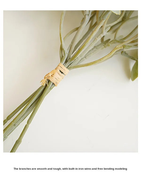 Artificial Eucalyptus Fake Plants Bouquet  Plastic Fake Leaf Flower Arrangement Material Party Home Wedding Decor Accessories