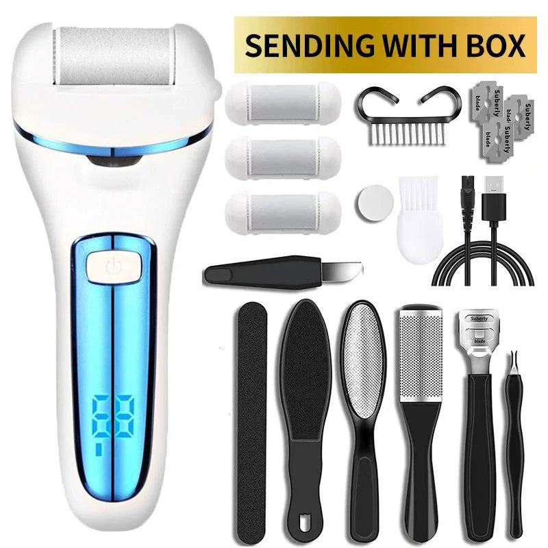 Foot care tool Skin Callus Remover Electric Grinding Pedicure Tools Foot Sandpaper File,  electric foot file to remove calluses