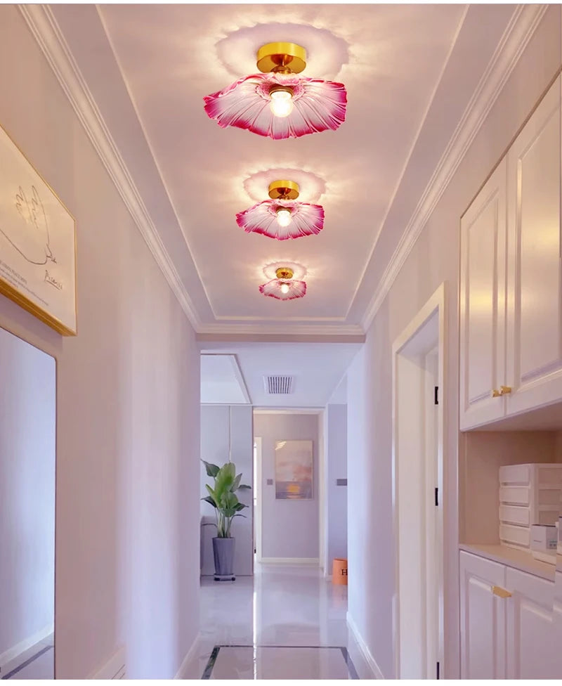 Dining Room Colorful Glass Pendant Light Kitchen Island Hanging Lighting Living Room Foyer Hall Ceiling Lamps Chandelier Bedroom