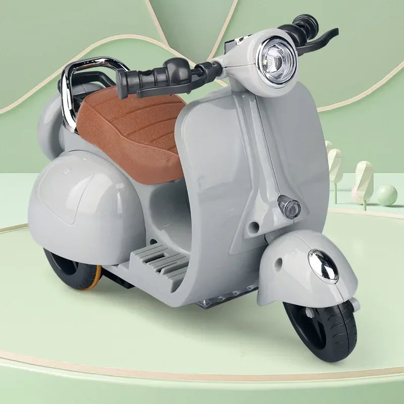 Labubu Doll Mini Electric Motorcycle Fun Cute Doll Toys With Lights and Music DIY Kid Christmas Gift labubu Doll Accessories,