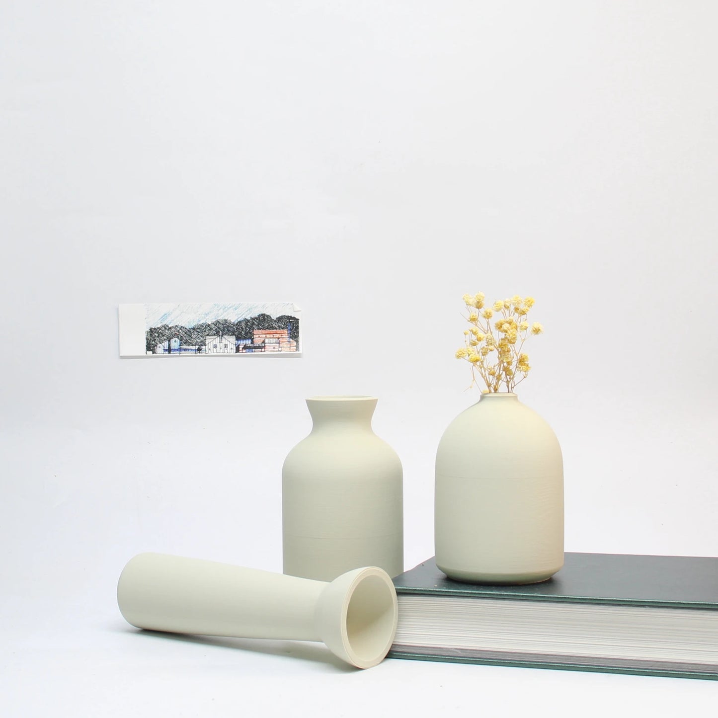 3-Piece Art Vase Set, Bohemian Vase, Office Vase Ornaments, Home Decoration Vase