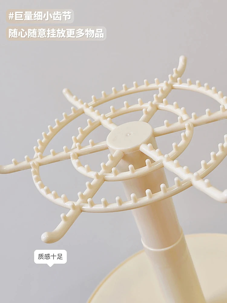 Labubu Pendant Display Box Rotating Transparent Labubu Doll Handmade Blind Box Storage Display Rack Decoration In Stock