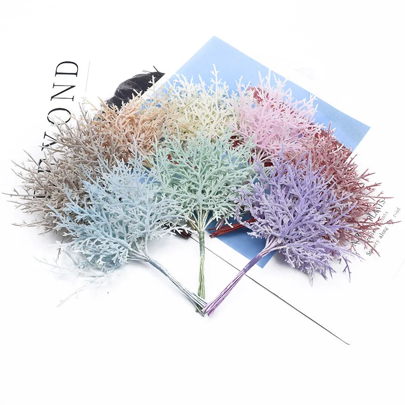 10 Pieces Fake Flowers Diy Christmas Decorations for Home Decorative Flowers Wreaths Artificial Plants for Decoration Floristics