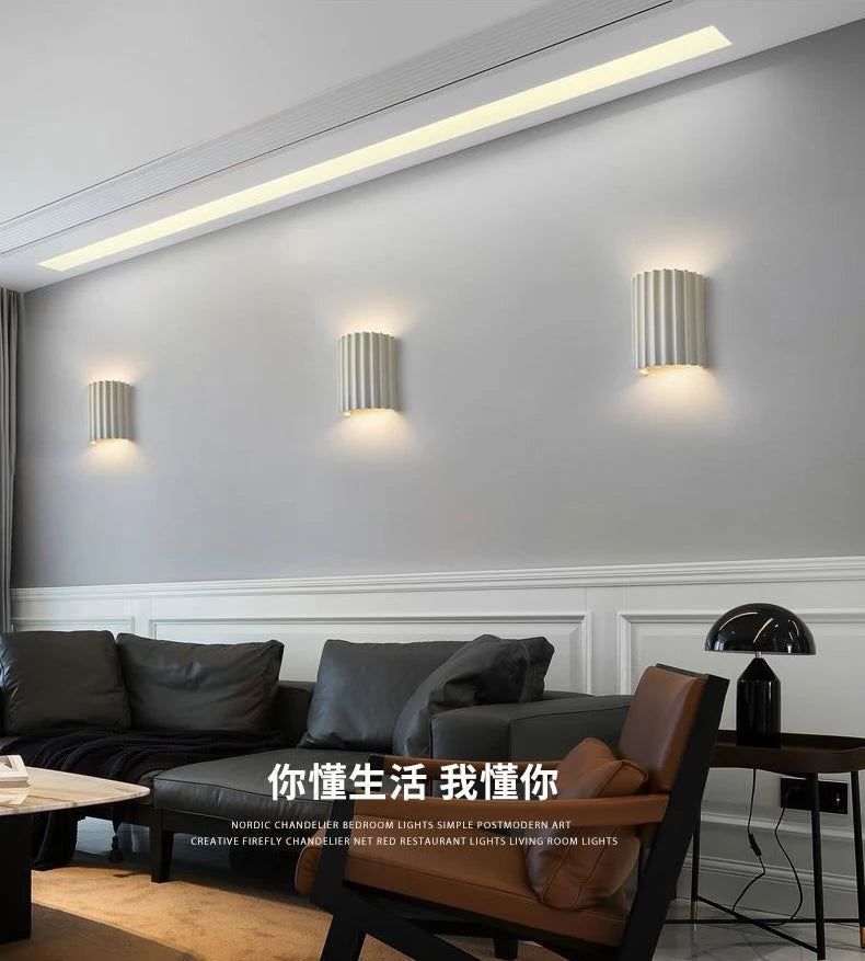 Resin High-end Fashionable Bedroom Living Room Dining Room Wall Lamp Warm Atmosphere Wall Lamp Llighting Balcony Wall Lamp