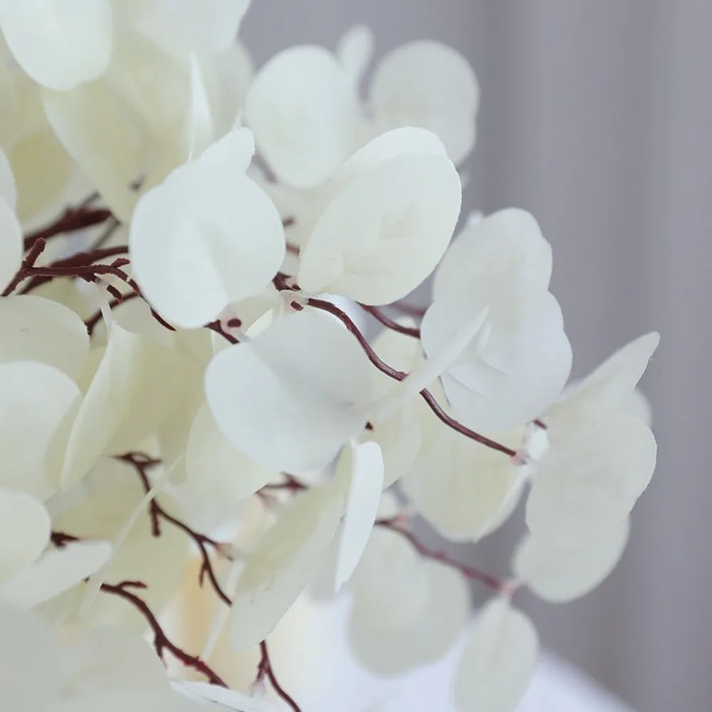 41cm Artificial Eucalyptus Branches Non-Fading Handmade Fake Eucalyptus Leaf Realistic Simulation Plants Outdoor Indoor Decor