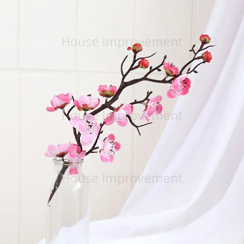 Artificial Plants Bonsai - No Pot Blossoms Artificial Plant Small Tree Fake Flowers Table Ornaments Home Decoration Hotel Garden