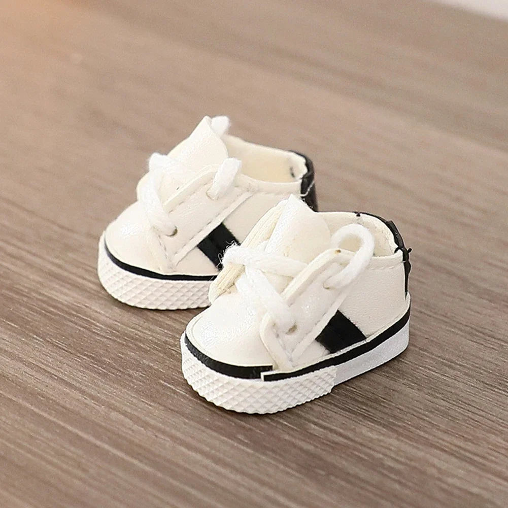 【Labubu Shoes】Labubu Mini Leather Boots for 15/17cm Dolls - Multi Colorful Fashion DIY Shoes  Sitting Party Wearing Accessories