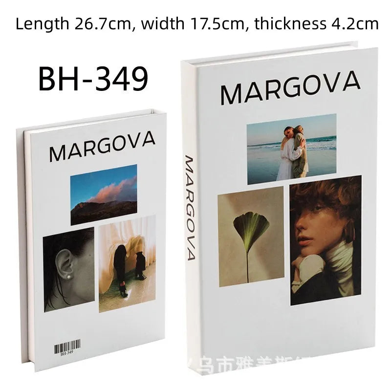 Luxury Fake Books Decoration Model Simulation Books Ornaments for Home DecorCoffee Table Living Room Fashion Photo Prop Books