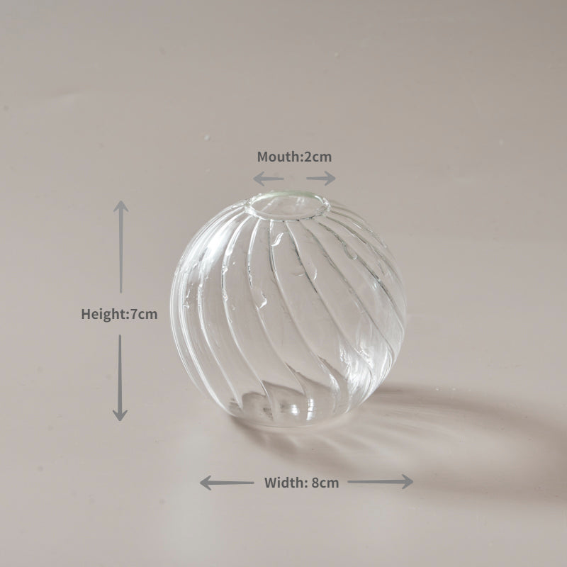 Transparent Vase Modern Home Decor Vase Decoration Home Wedding Clear Glass Vase Nordic Vases Set Hydroponic Vase