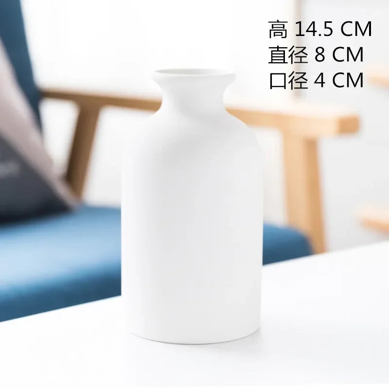 Simple Ceramic Vase Dining Table Decorations Wedding Decorations Nordic Home Living Room Decorations Vase