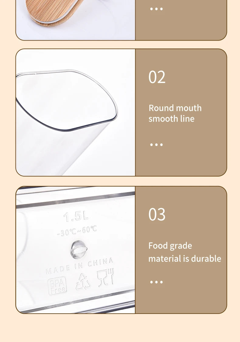 Storage Containers with Lids,Clear Food Jars Fits for Pantry,Coffee Bar,Airtight Canisters for Organizer Pasta,Sugar,Coffee Bean