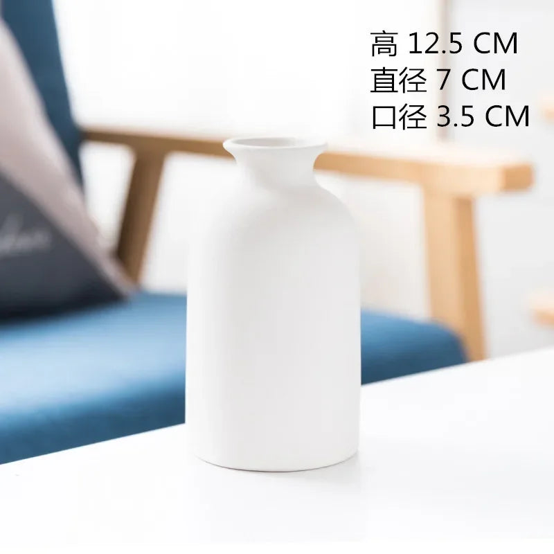 Simple Ceramic Vase Dining Table Decorations Wedding Decorations Nordic Home Living Room Decorations Vase