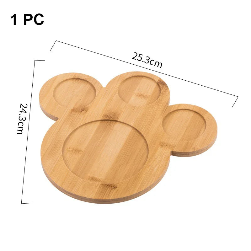 Wooden Soap Dispenser Tray Multi Bamboo Multi Shape Wooden Holder Pot Tray Home Decor Garden Supplies  Photography Props Coaster