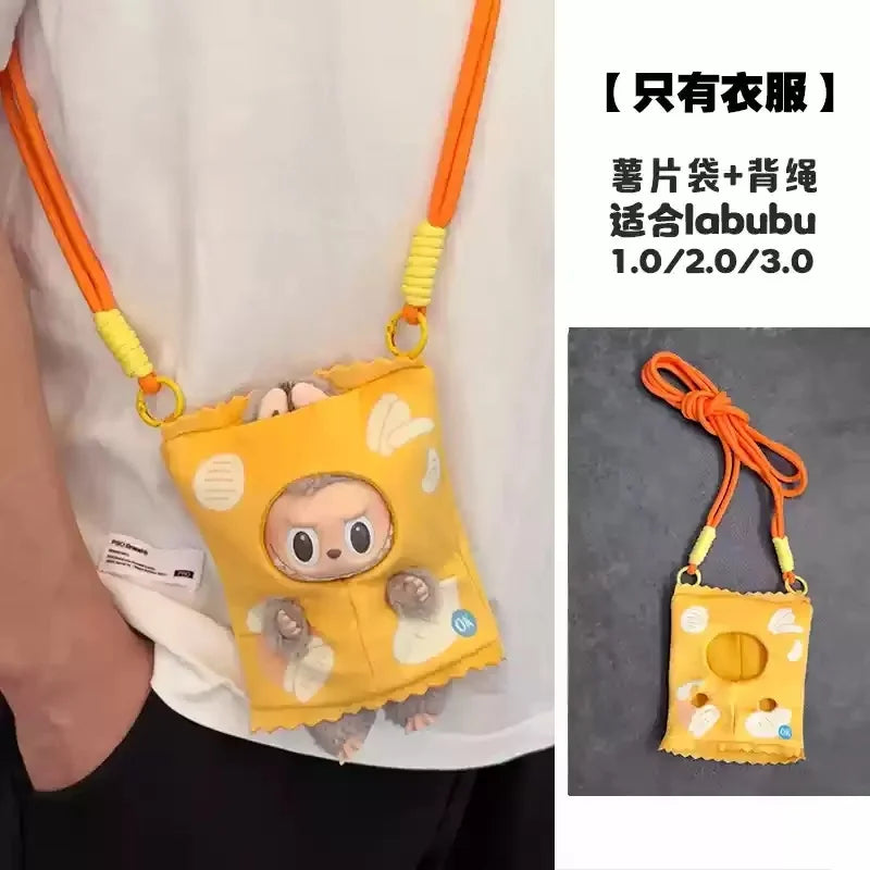 Labubu Clothes For Labubu Wacky Mart  Friend Shrimp Handmade Clothing Anime Peripheral Custom Accessories For Labubu V1 V3
