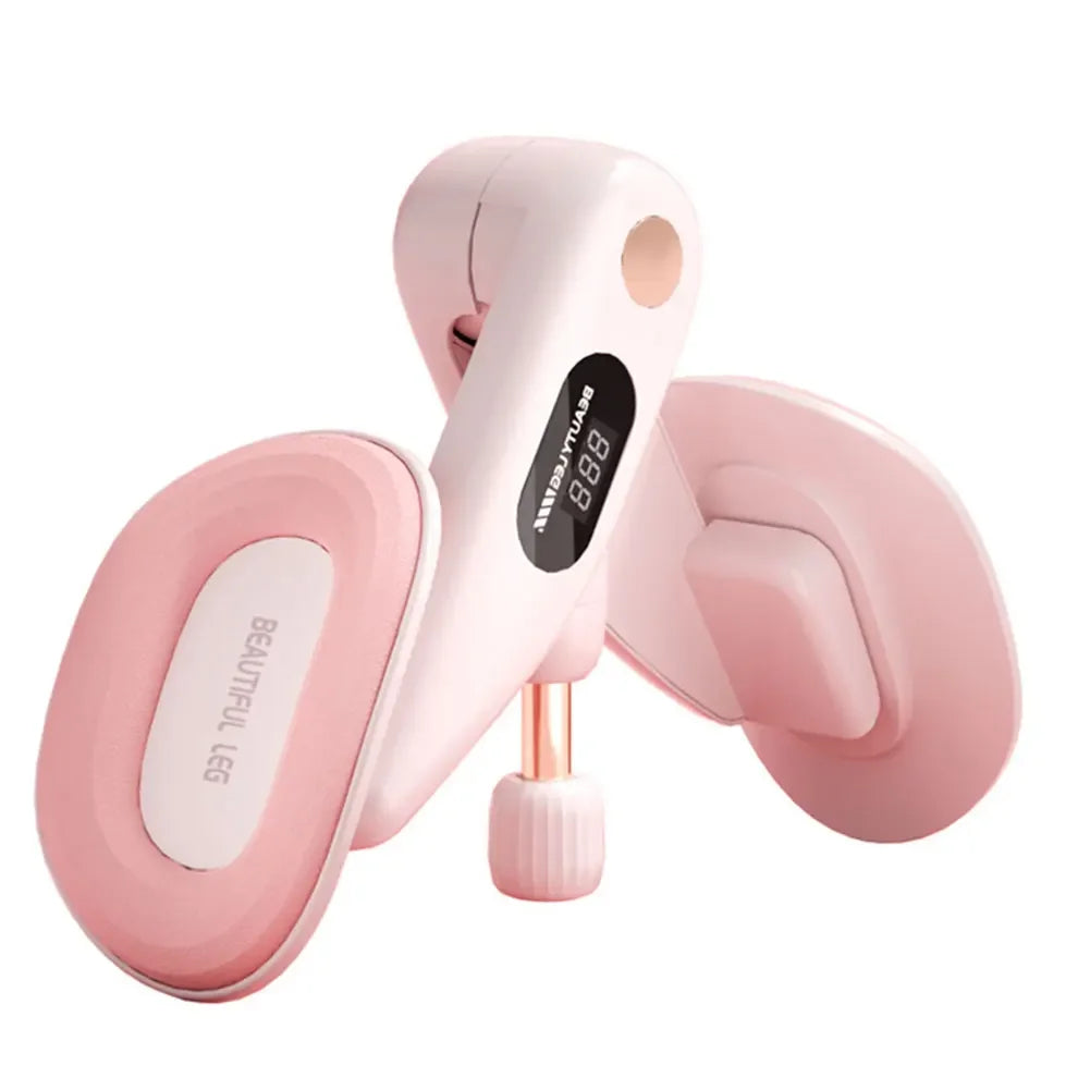Thigh Master Pelvic Floor Trainer 360 Degree Rotation with Counter Thigh Exerciser Kegel Exercises Device for Yoga Floor Muscle
