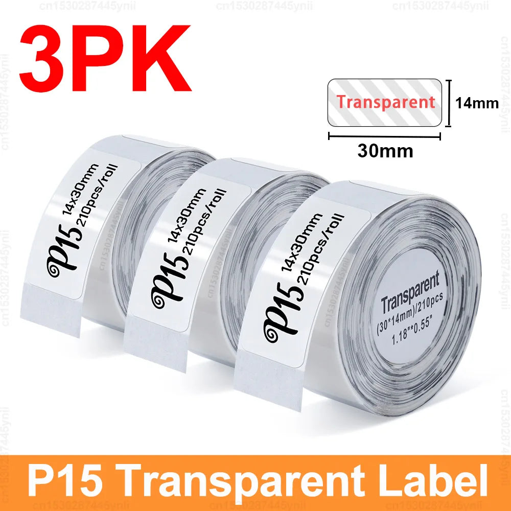 P15 Thermal Label Printer Similar as D11 D110 D101 Marklife P15 Mini Label Maker Handheld Label Machine with Adhesive Label Tape