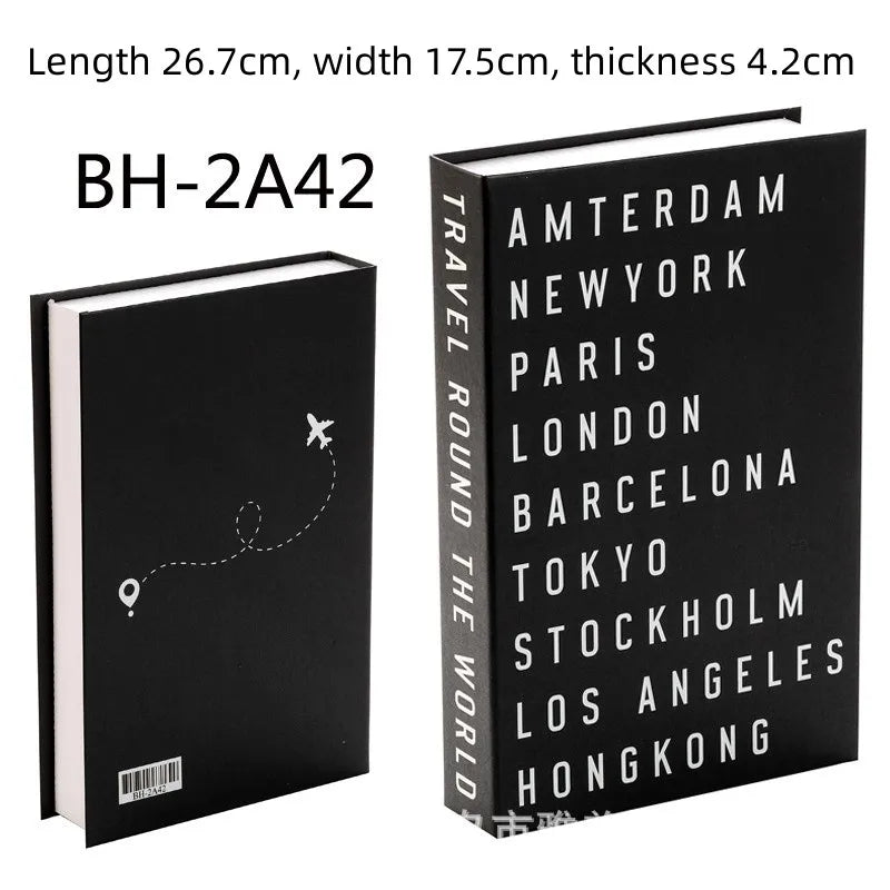 Luxury Fake Books Decoration Model Simulation Books Ornaments for Home DecorCoffee Table Living Room Fashion Photo Prop Books