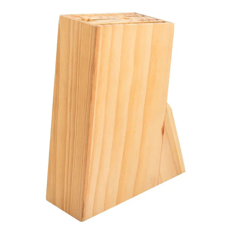 Kitchen multi socket knife holder, wooden Knife stand  household  supplies storage rack kitchen knife floor storage rack