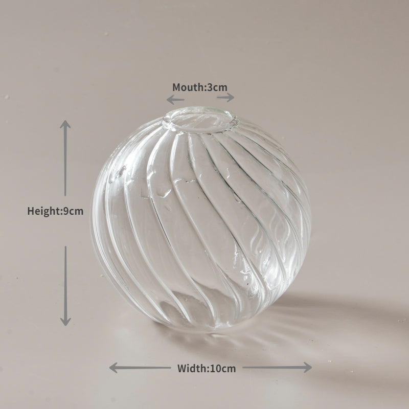 Transparent Vase Modern Home Decor Vase Decoration Home Wedding Clear Glass Vase Nordic Vases Set Hydroponic Vase