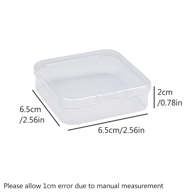 Transparent storage box plastic storage box small parts accessories sundries accessories multi-purpose box