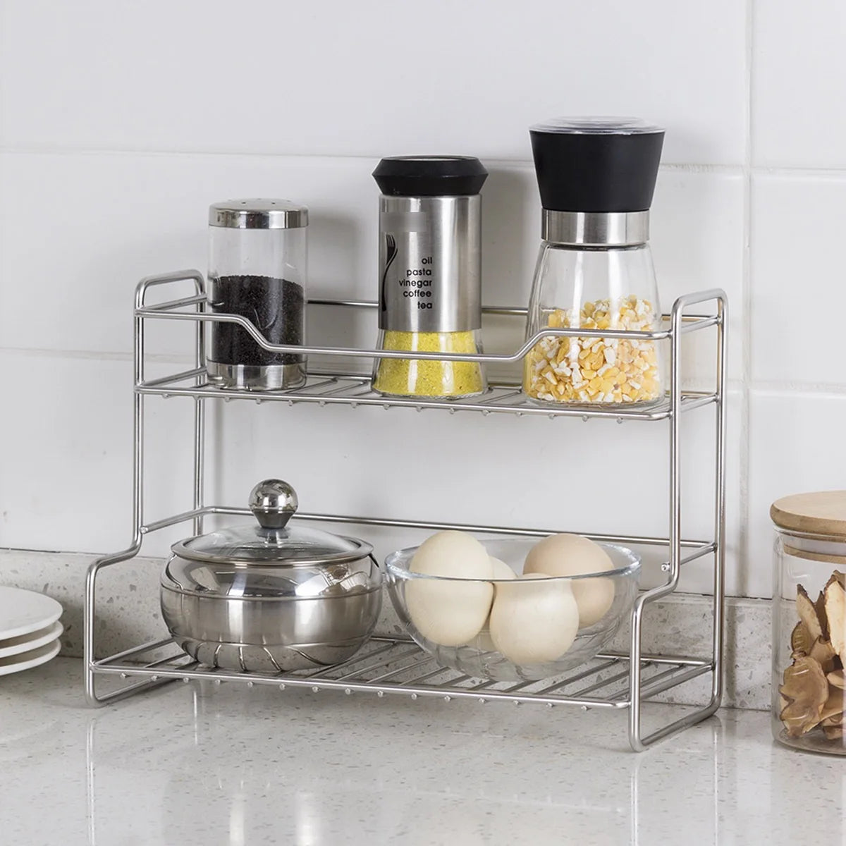 Bathroom Rack Punch Bathroom Storage Rack Multifunctional Bedroom Kitchen Desktop Organizer