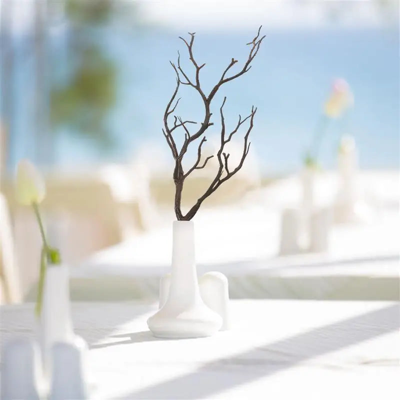 4pcs Artificial Dried Branch Simulation Antlers Tree Branch Fake Plastic Decor Dried Twig Branches Twigs Home Festival Vase
