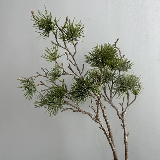 Green Artificial Pine Branch Luxury Realistic Pine Trees Plants Plastic Elegant Fake Plants Holiday Party Wedding