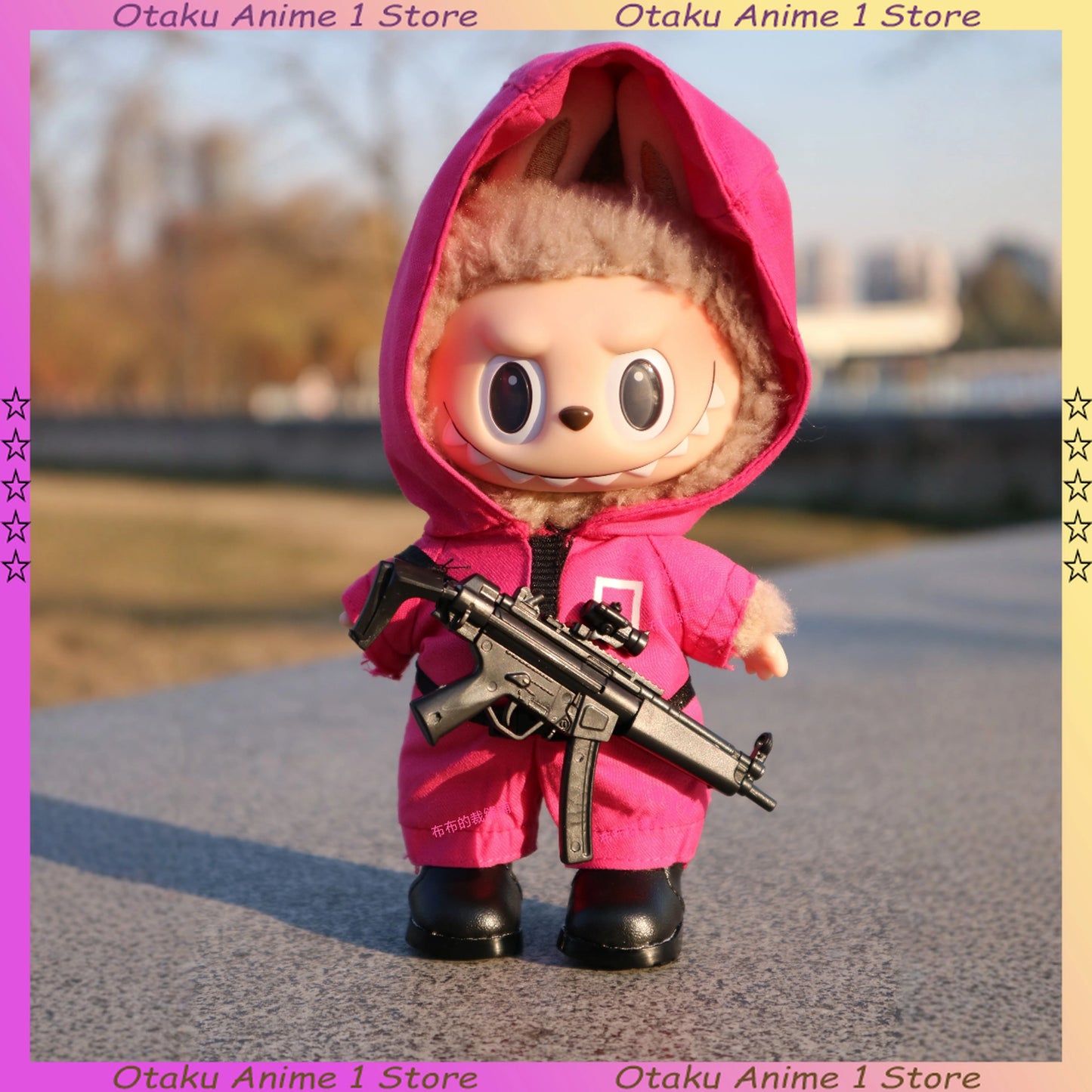Hot Labubu Clothing Funny Seafood Game Serie Doll Clothes Participants Organizer Casual Outfits Mini Plush Doll Accessories
