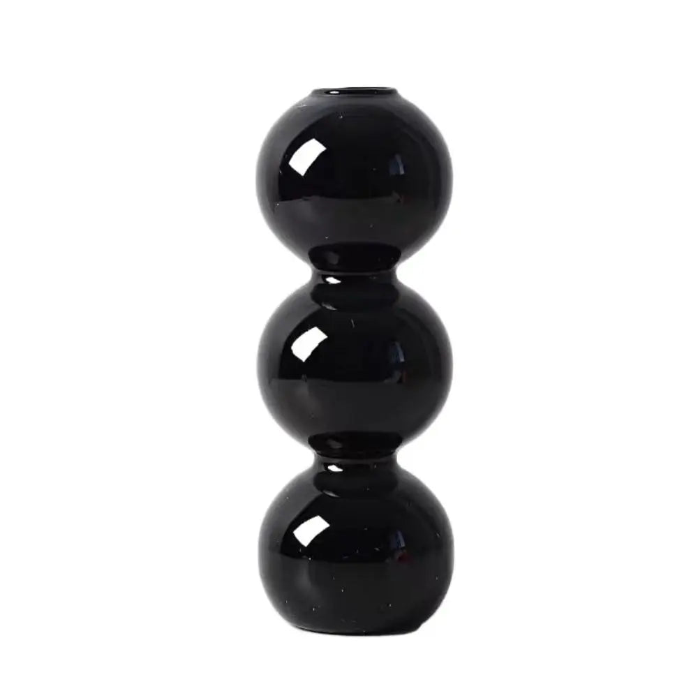 Crafts Romantic Glass Vase Simple Modern Hydroponic Flower Pot Funny Creative Spherical Flower Vase Dining Room